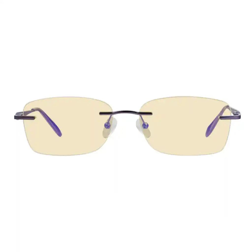 Rimless Blue Light Blocking Reading Glasses Women Men