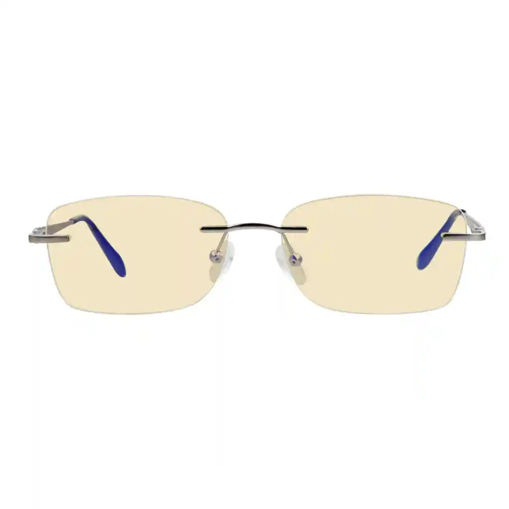 Rimless Blue Light Blocking Reading Glasses Women Men