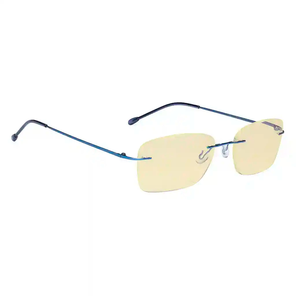 Rimless Blue Light Blocking Reading Glasses Women Men