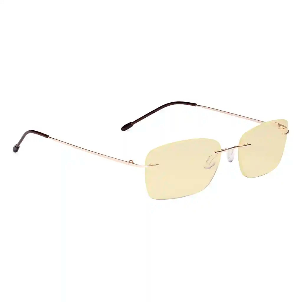Rimless Blue Light Blocking Reading Glasses Women Men