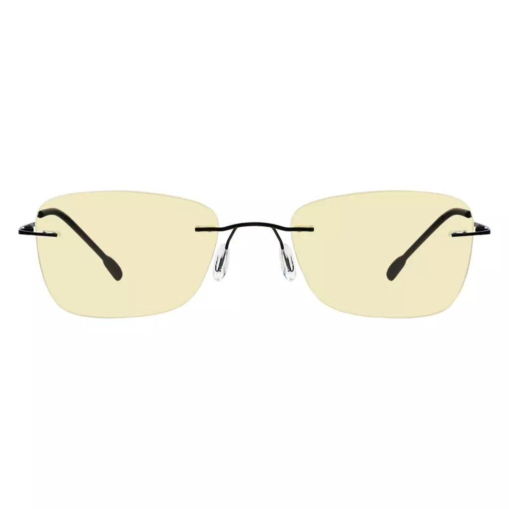 Rimless Blue Light Blocking Reading Glasses Women Men