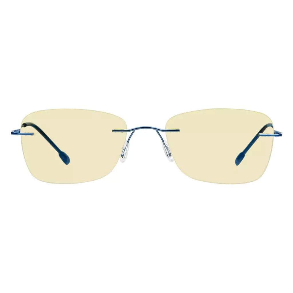 Rimless Blue Light Blocking Reading Glasses Women Men