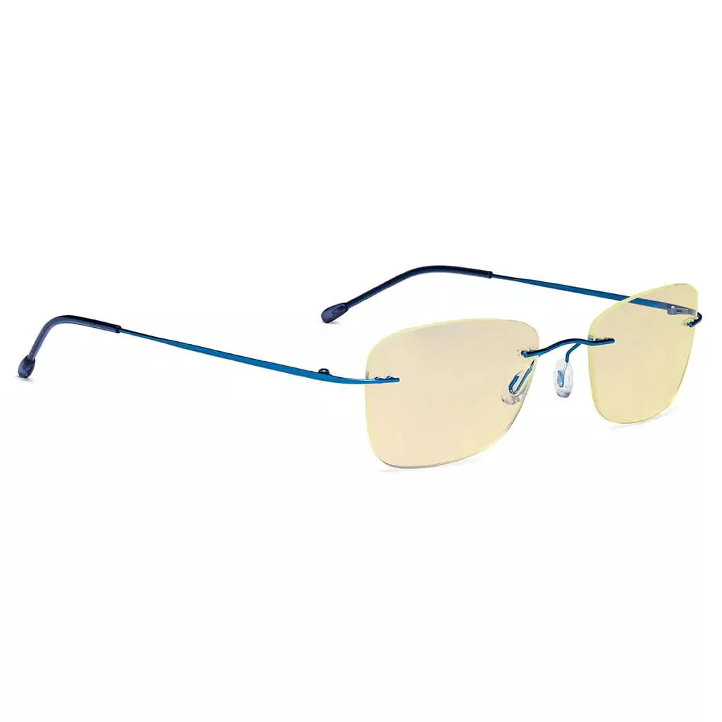 Rimless Blue Light Blocking Reading Glasses Women Men