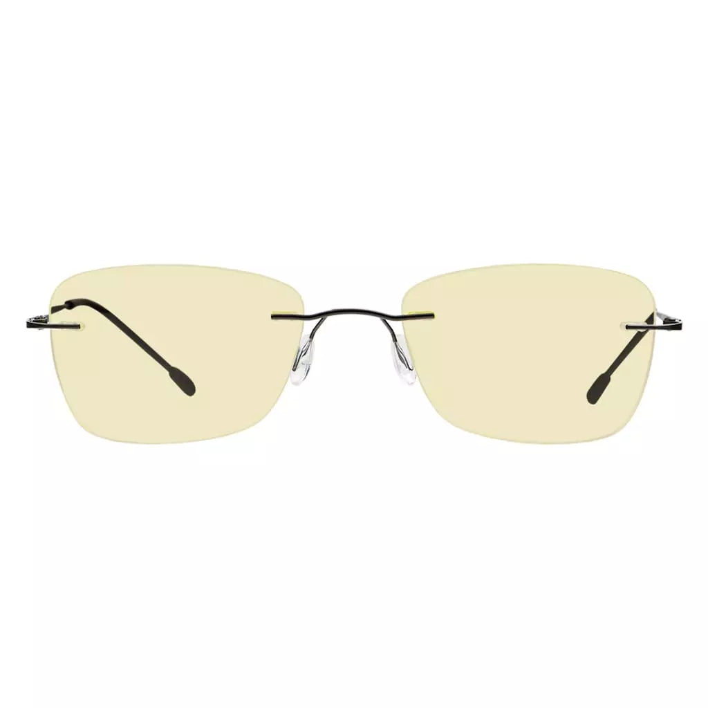 Rimless Blue Light Blocking Reading Glasses Women Men