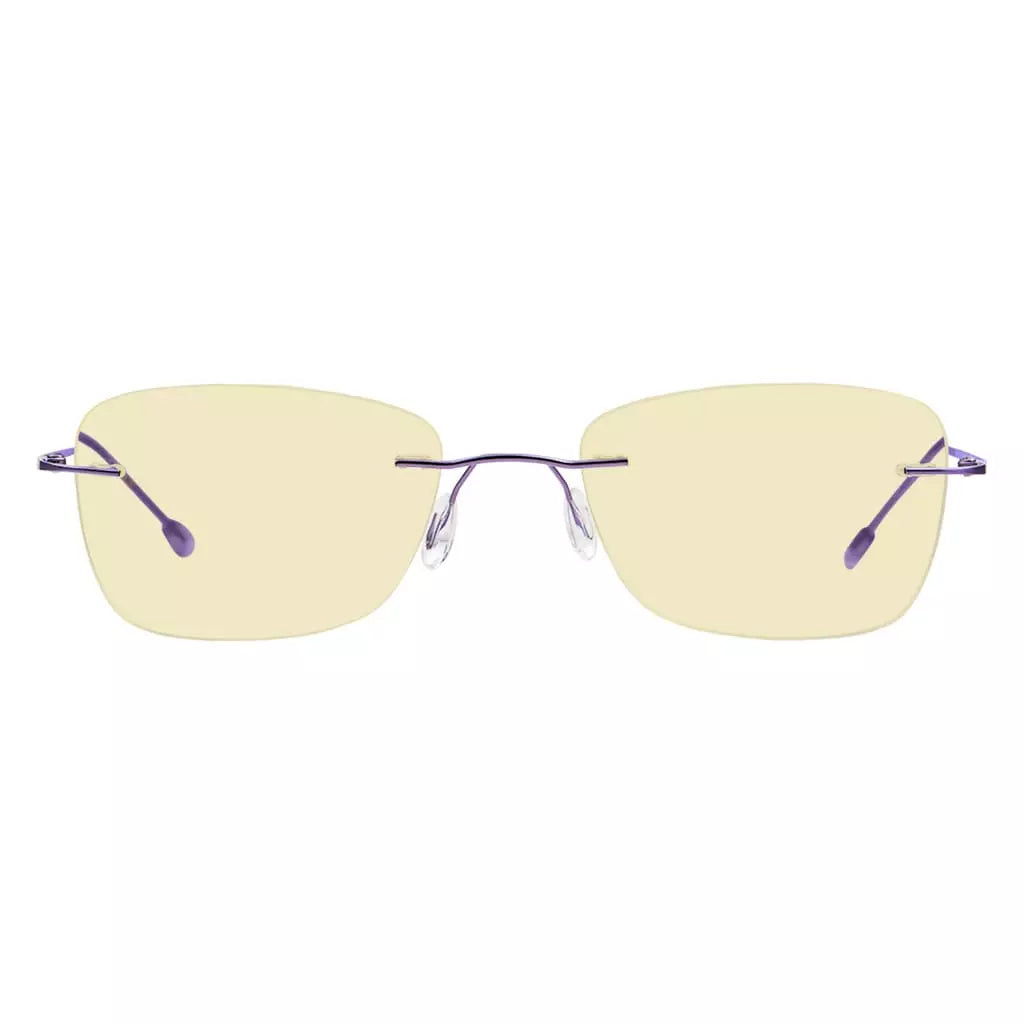 Rimless Blue Light Blocking Reading Glasses Women Men