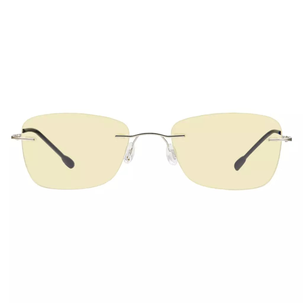 Rimless Blue Light Blocking Reading Glasses Women Men