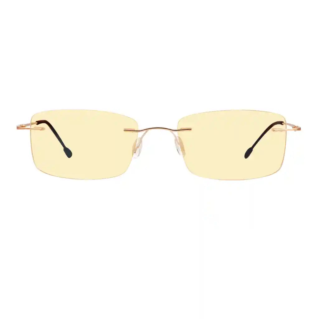 Rimless Blue Light Blocking Reading Glasses Women Men