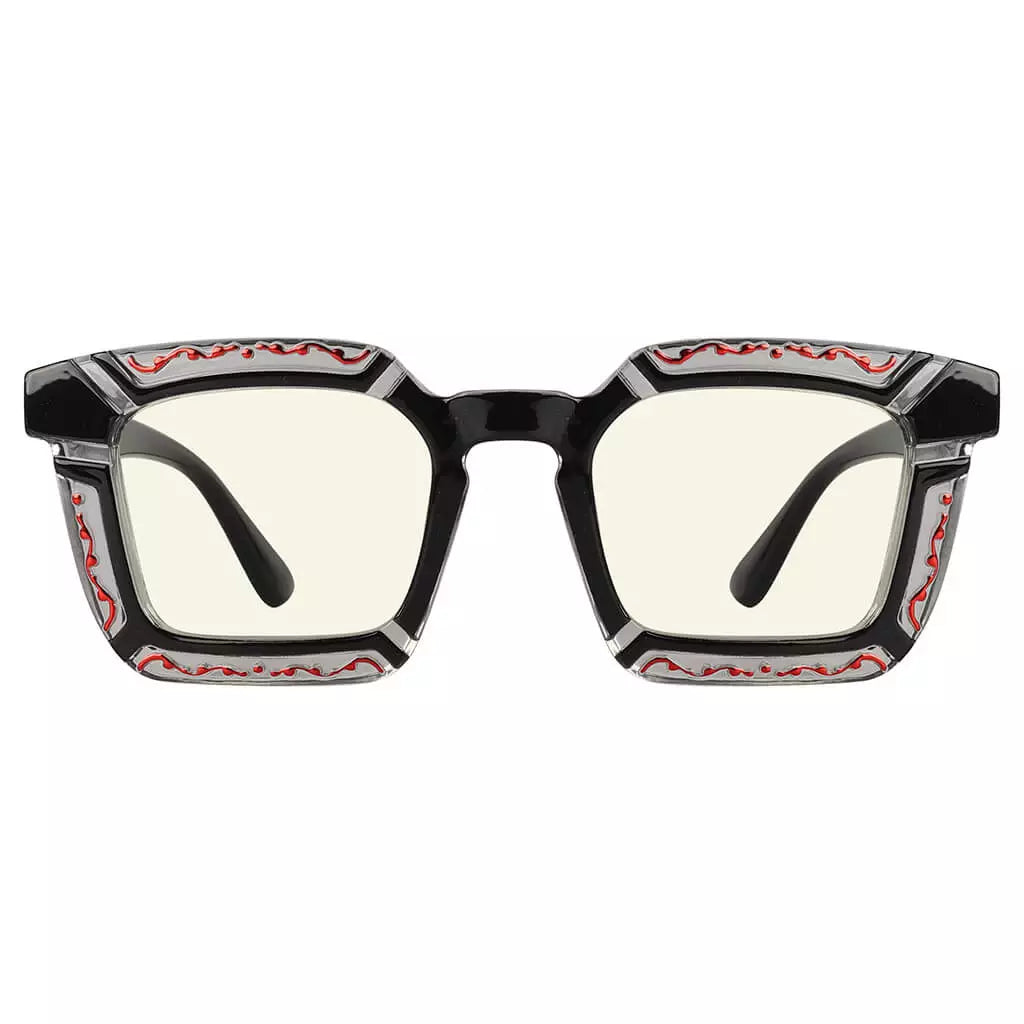 Pattern Blue Light Blocking Glasses for Women