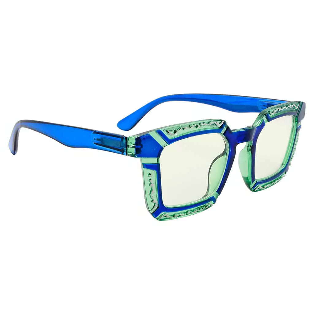 Pattern Blue Light Blocking Glasses for Women