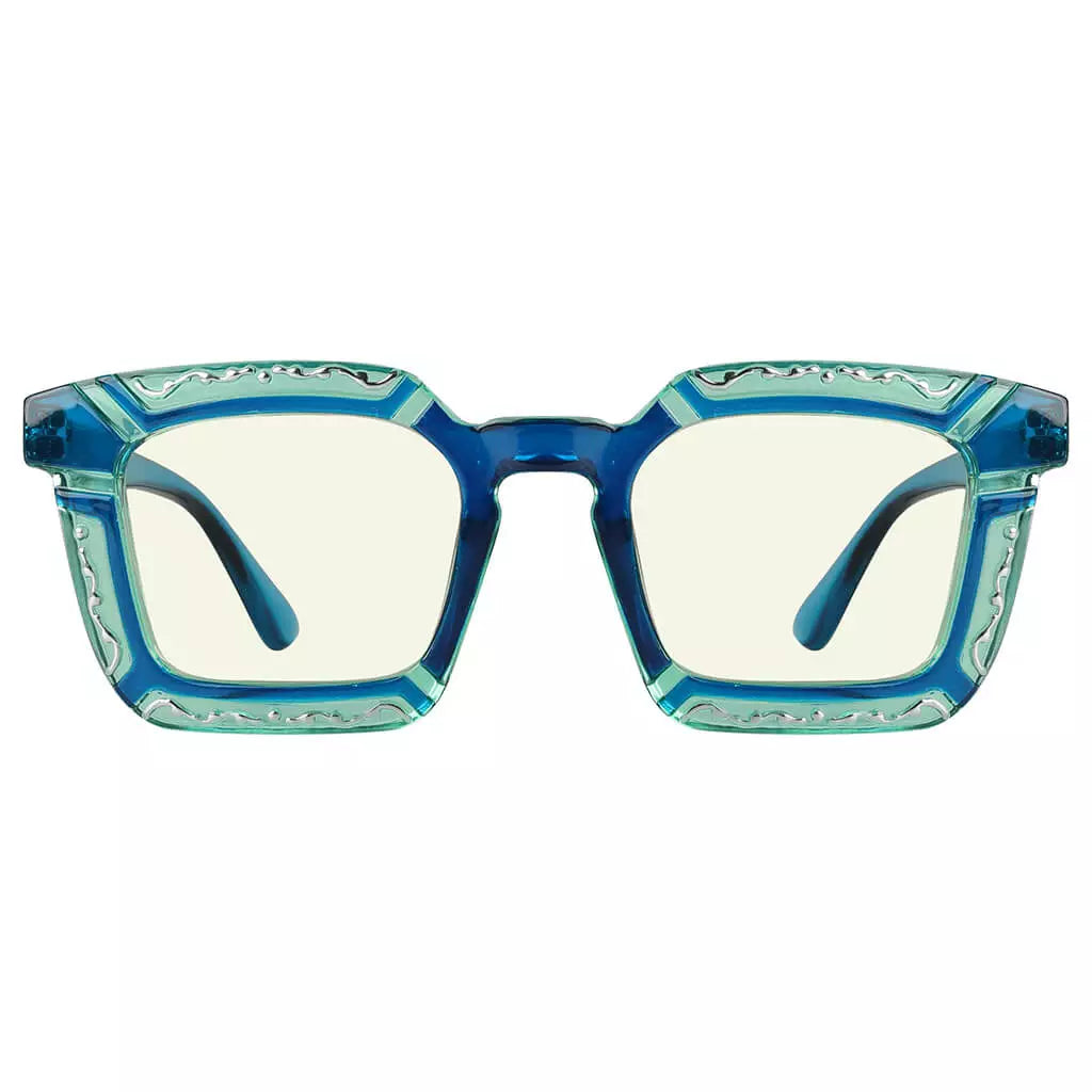 Pattern Blue Light Blocking Glasses for Women