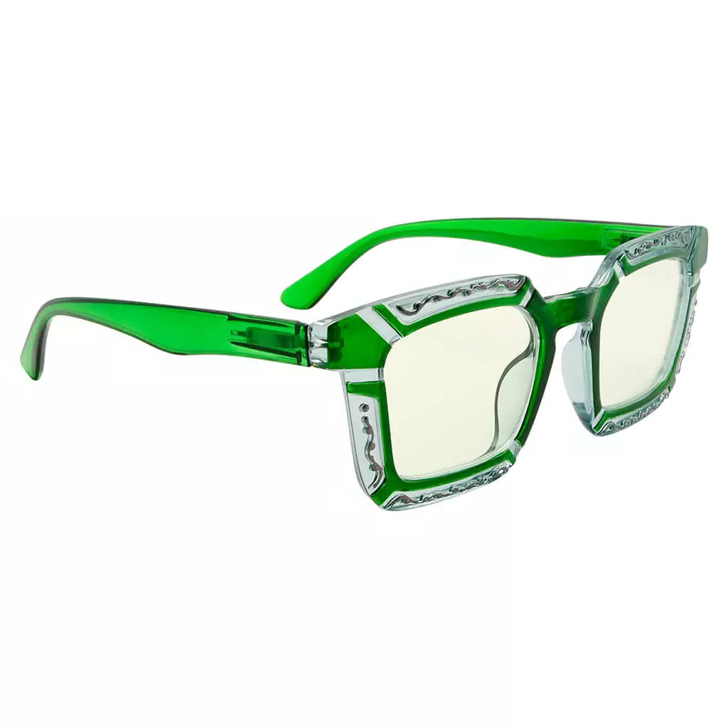 Pattern Blue Light Blocking Glasses for Women