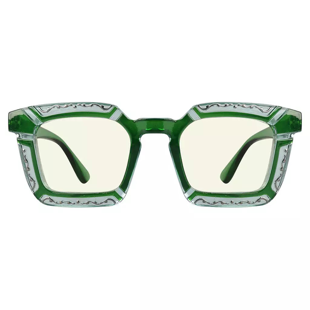 Pattern Blue Light Blocking Glasses for Women