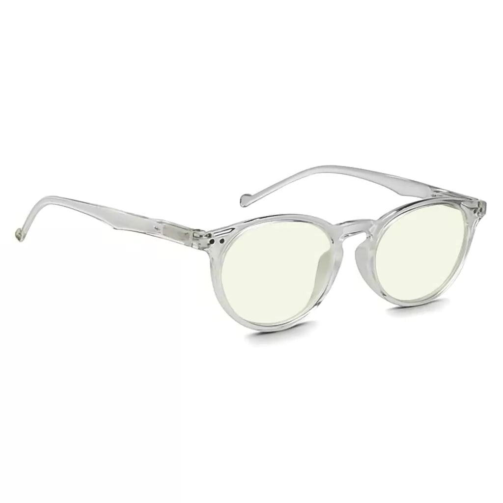 Oval Round Blue Light Blocking Glasses for Women Men