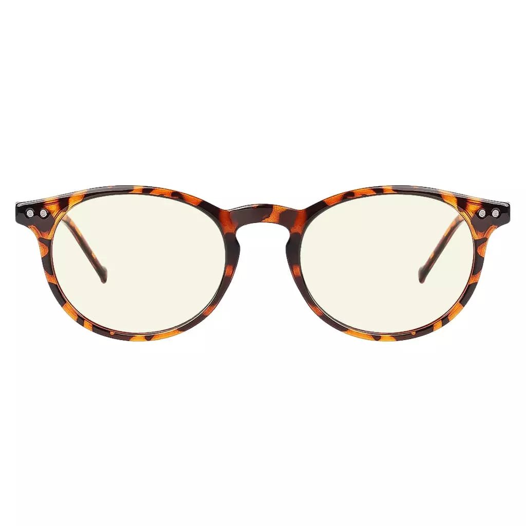 Oval Round Blue Light Blocking Glasses for Women Men