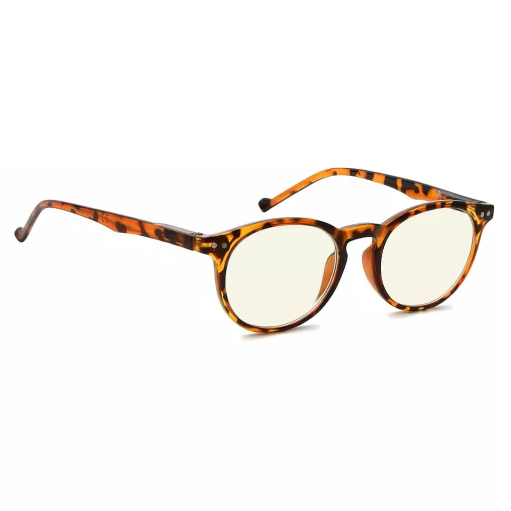 Oval Round Blue Light Blocking Glasses for Women Men