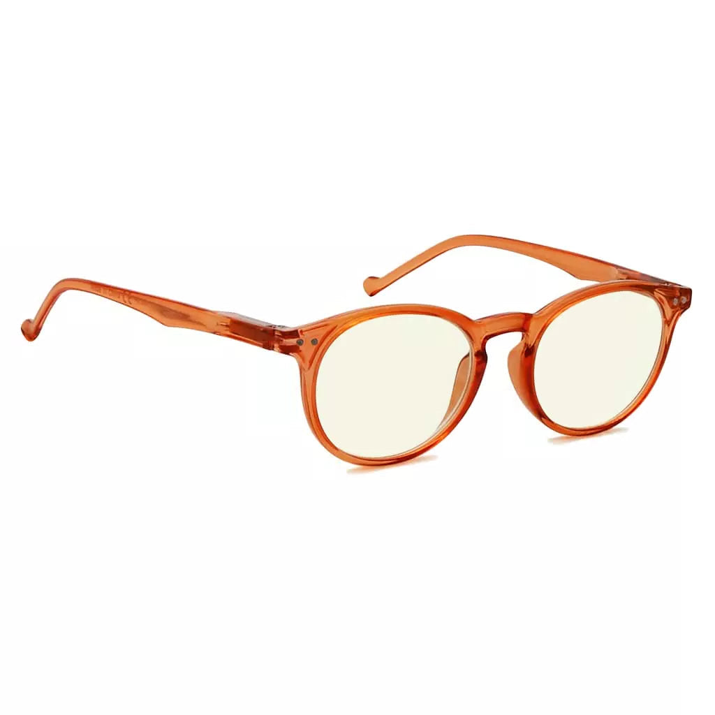 Oval Round Blue Light Blocking Glasses for Women Men