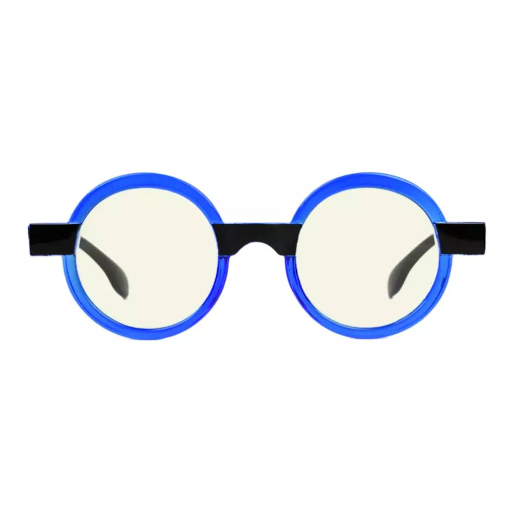Small Round Blue Light Blocking Glasses Women