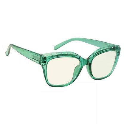 Rhinestone Blue Light Blocking Glasses for Women