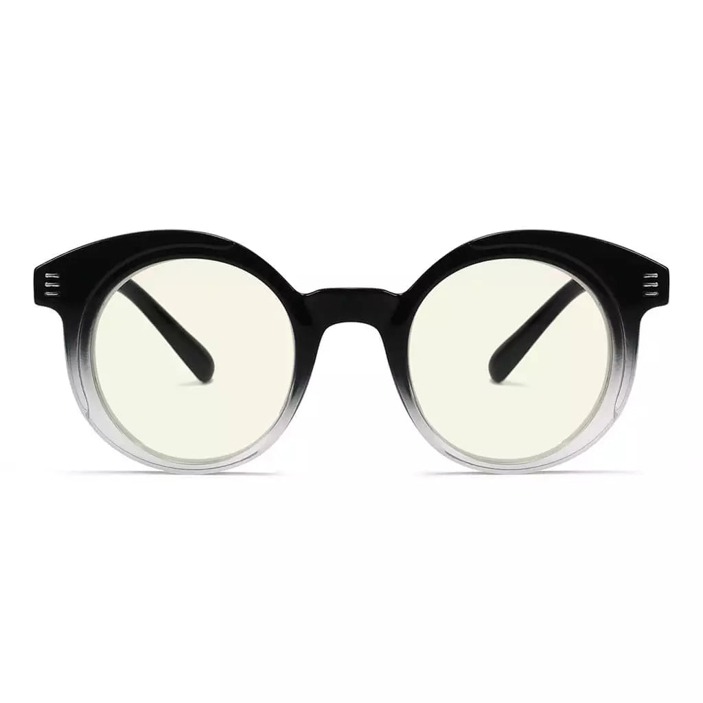 Round Blue Light Blocking Reading Glasses for Women