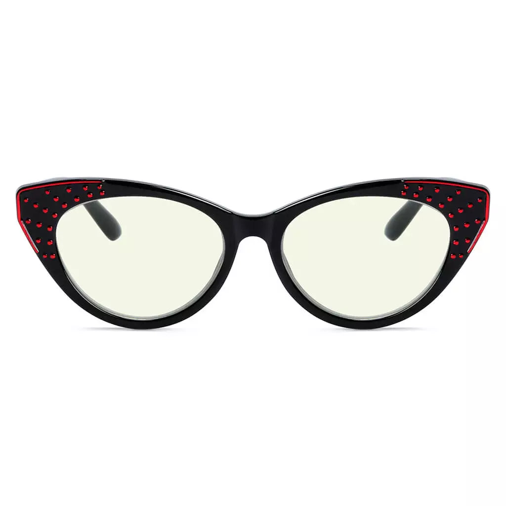 Cat-eye Blue Light Blocking Reading Glasses Women