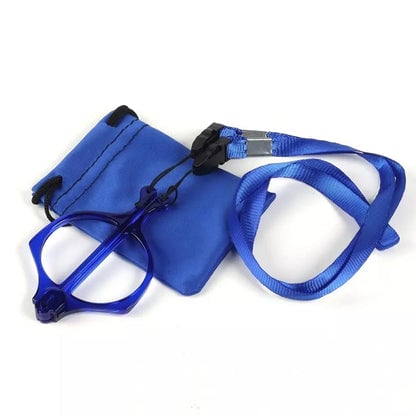 Reading Glasses Handhold Folding Metalless Screwless Women