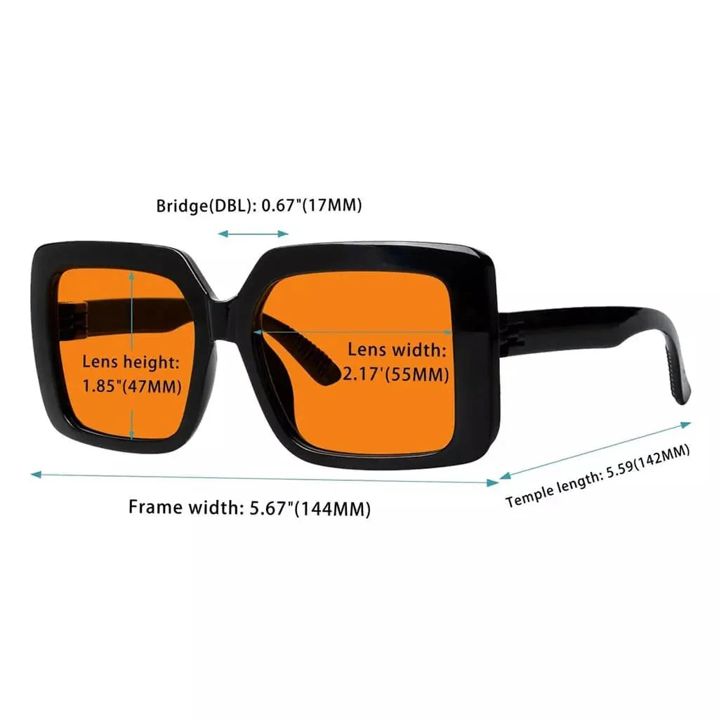 Blue Light Blocking Glasses for Sleep Metalless Screwless R2311-B98