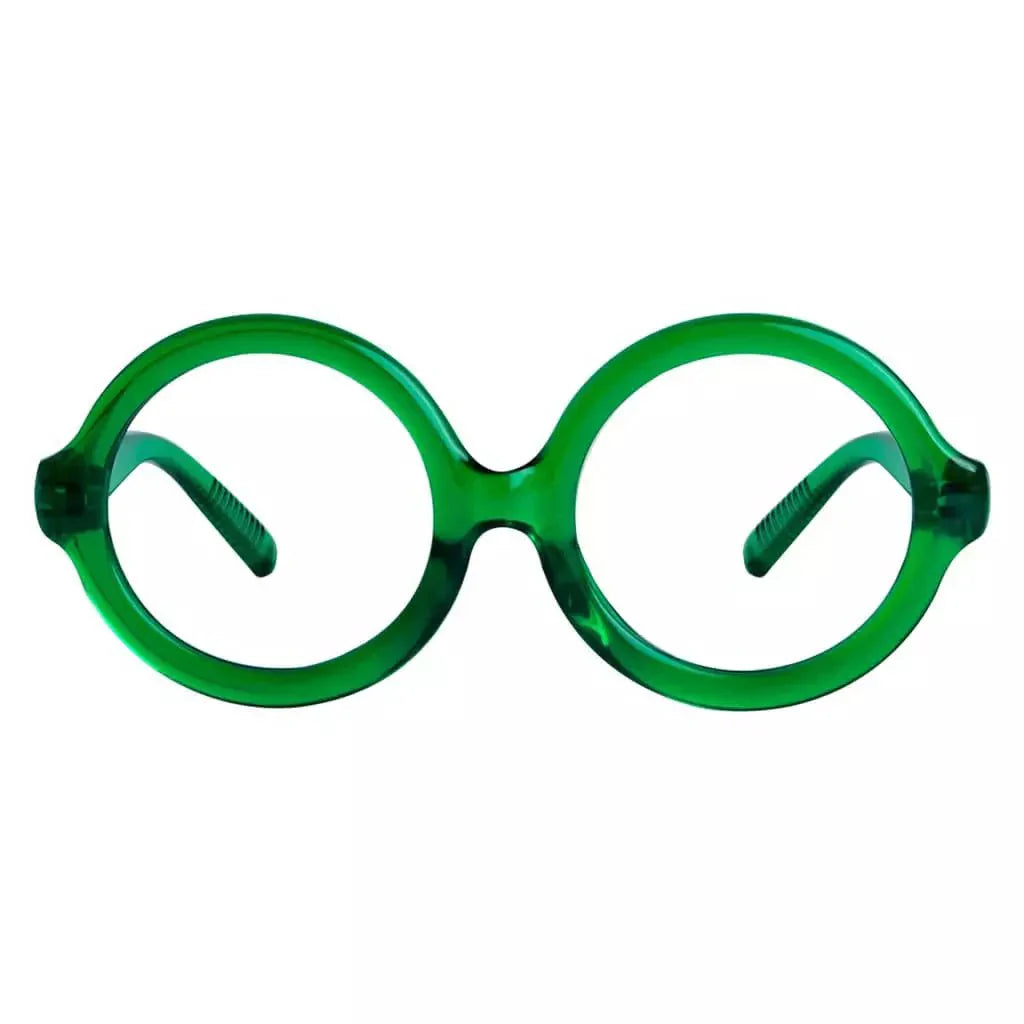 30% Blue Light Blocking Glasses Round Screwless Women R2313-B15