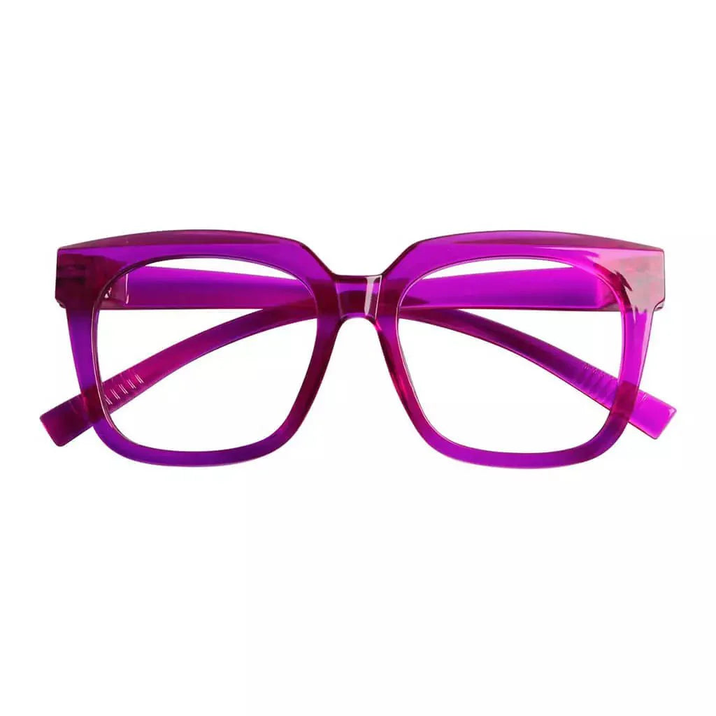 Eyeglasses Screwless Metalless Spring Hinge Glasses Women No Power