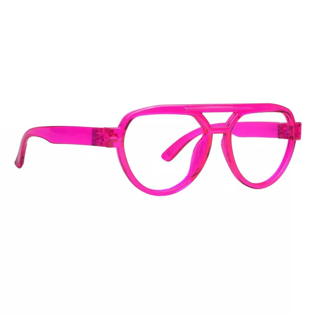 Eyeglasses Oversize Pilot Metalless Screwless Spec Women Zero Power