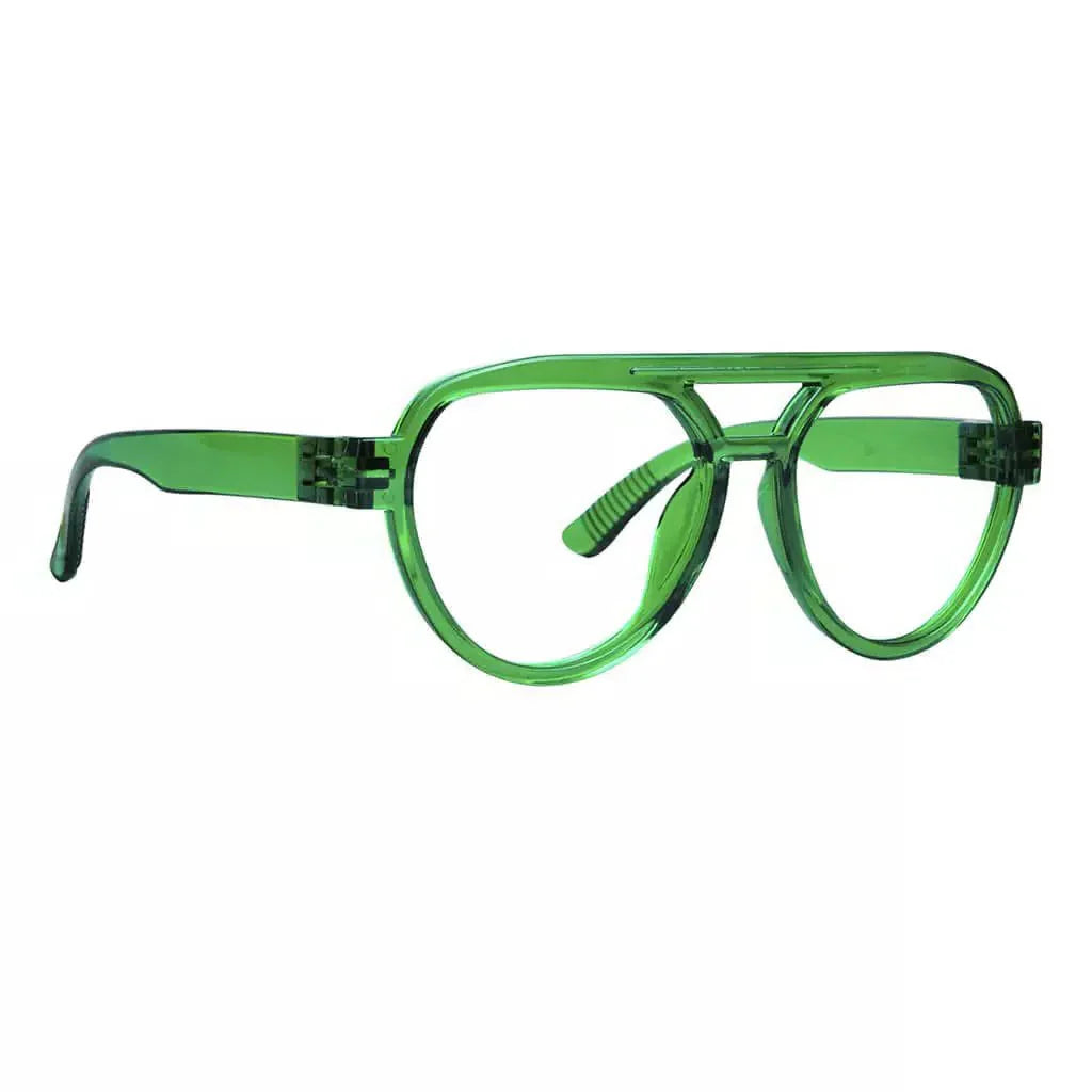 Eyeglasses Oversize Pilot Metalless Screwless Spec Women Zero Power