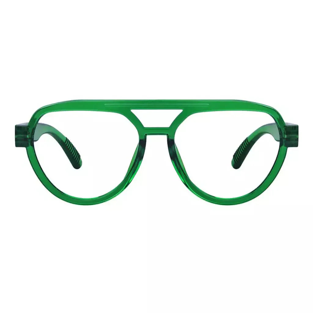 30% Blue Light Blocking Pilot Metalless Eyeglasses Women R2312-B15