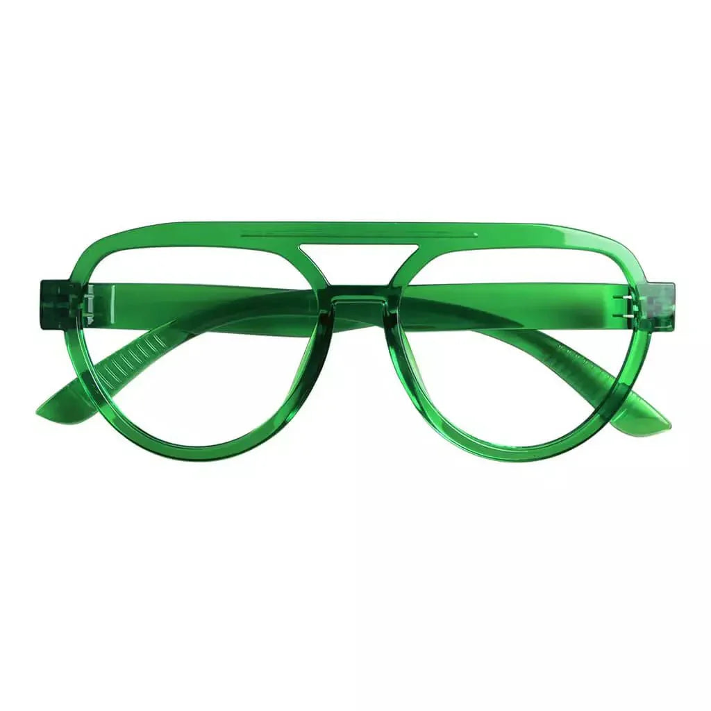 30% Blue Light Blocking Pilot Metalless Eyeglasses Women R2312-B15