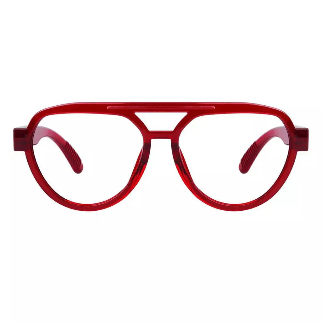 30% Blue Light Blocking Pilot Metalless Eyeglasses Women R2312-B15