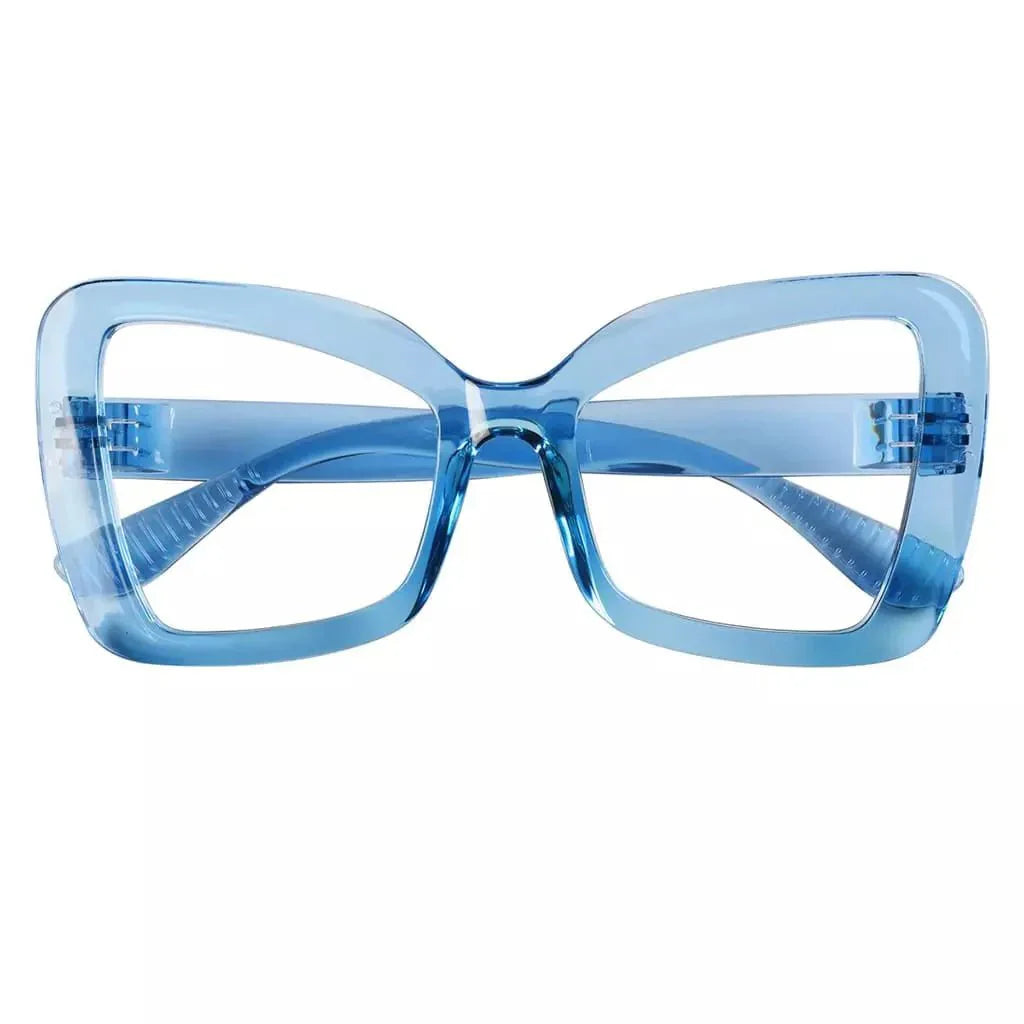 30% Blue Blocking Glasses Butterfly Screwless Spec Women R2315-B15