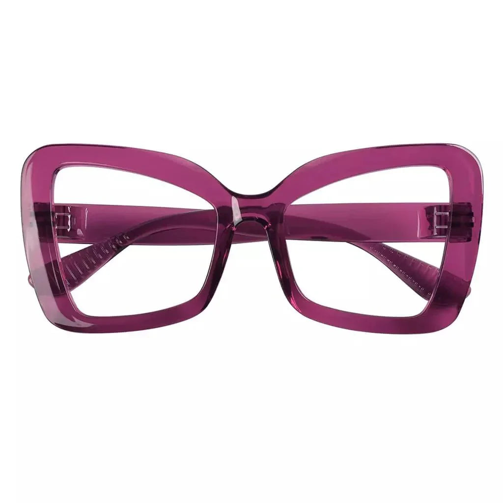 30% Blue Blocking Glasses Butterfly Screwless Spec Women R2315-B15