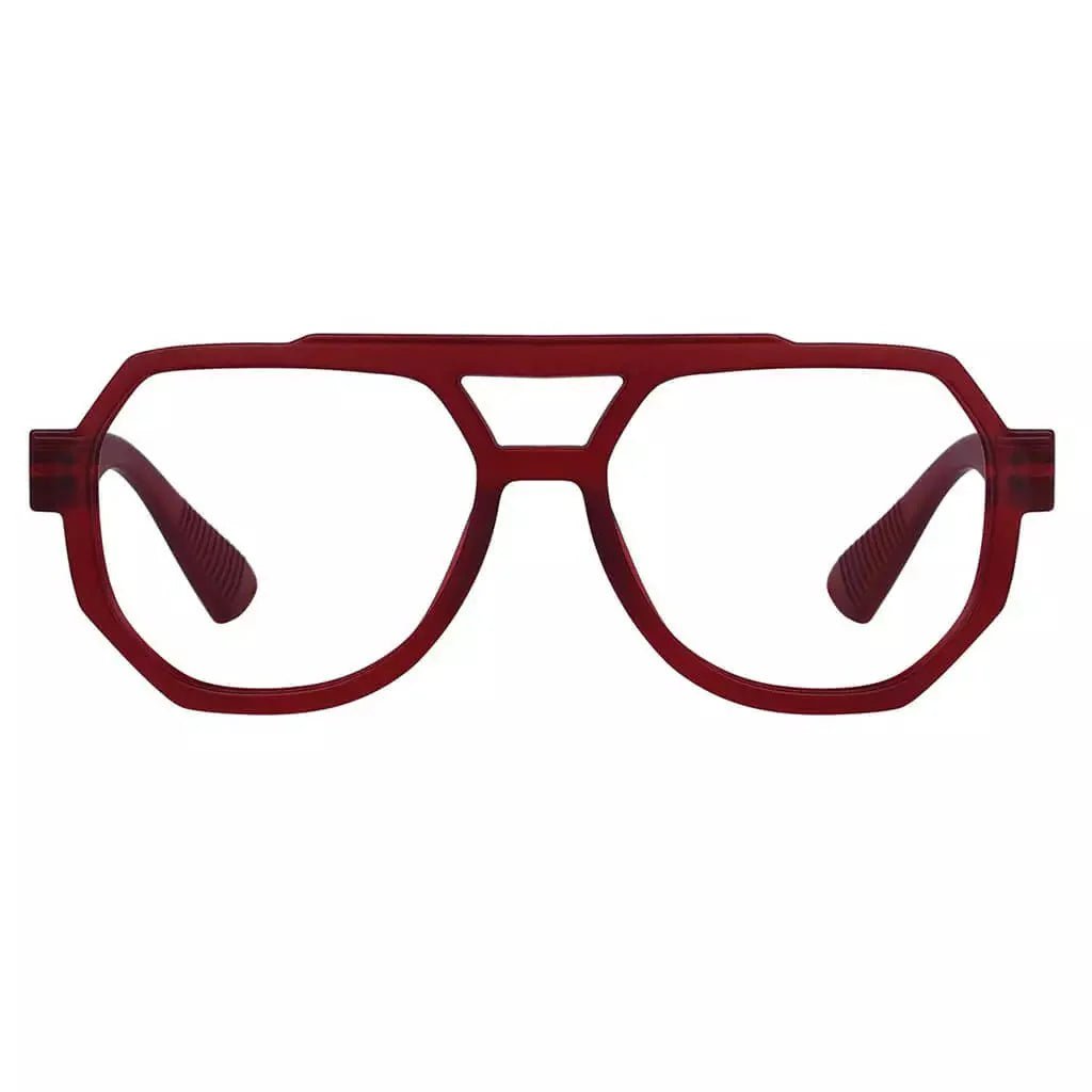 Eyeglasses Pilot Metalless Screwless Spec Women Men Zero Power