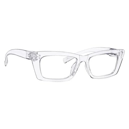 Cat-eye 30% Blue Light Blocking Metalless Screwless Eyeglasses R2501-B15