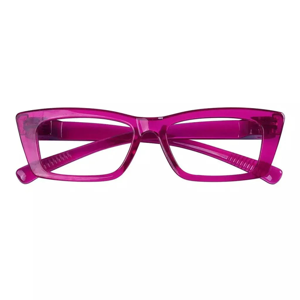 Eyeglasses Cat-eye Metalless Screwless Spec Women Zero Power