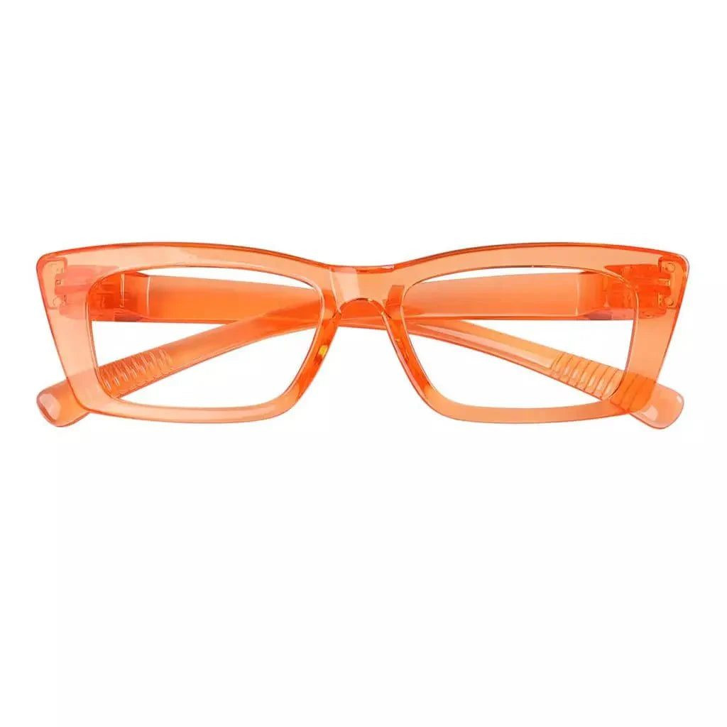 Eyeglasses Cat-eye Metalless Screwless Spec Women Zero Power