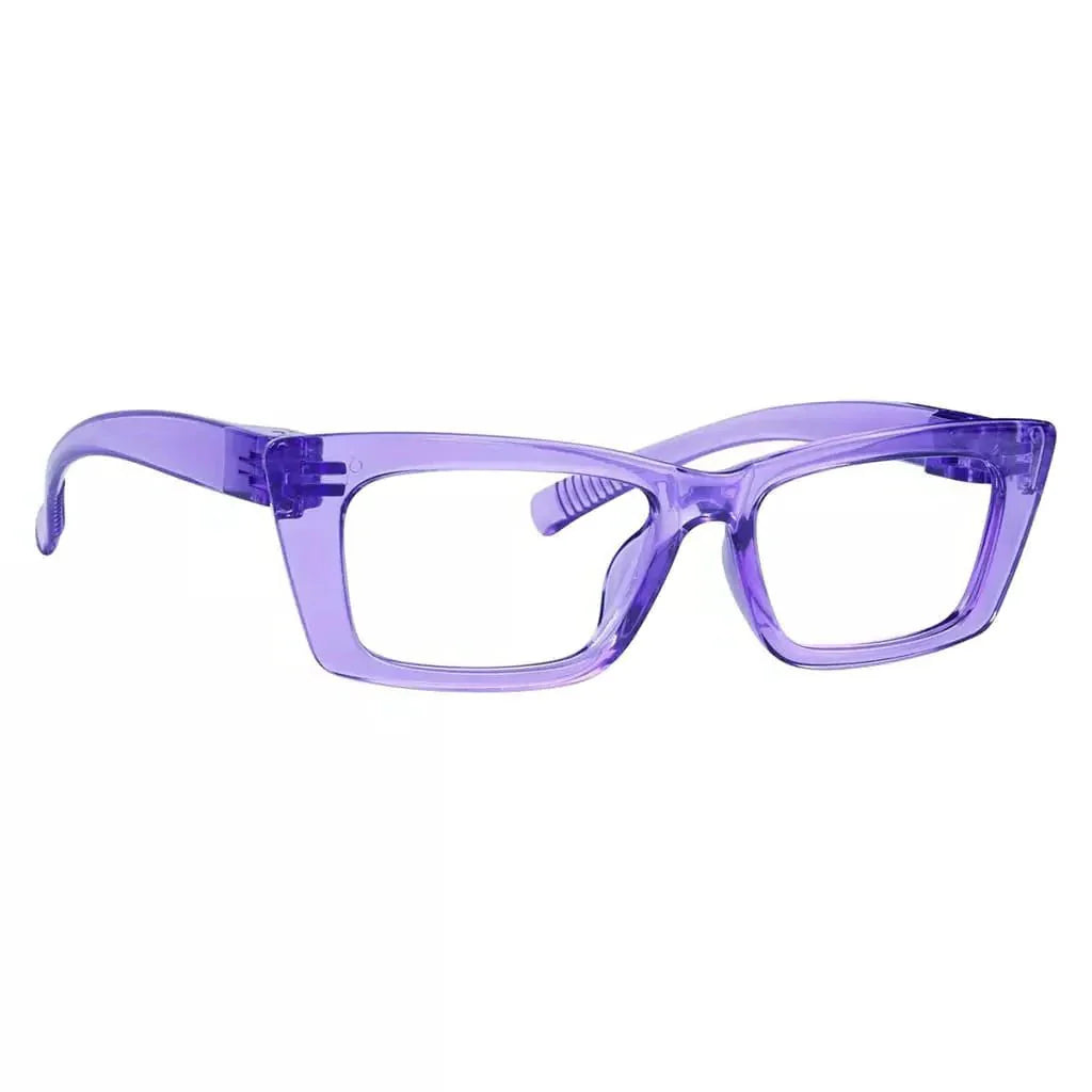 Eyeglasses Cat-eye Metalless Screwless Spec Women Zero Power