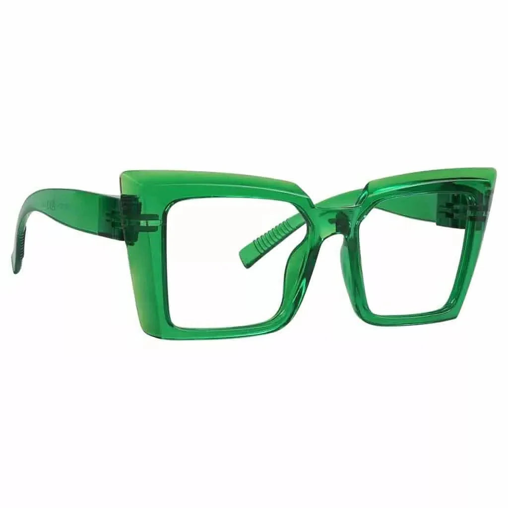 Eyeglasses Oversize Metalless Screwless Spec Women Zero Power
