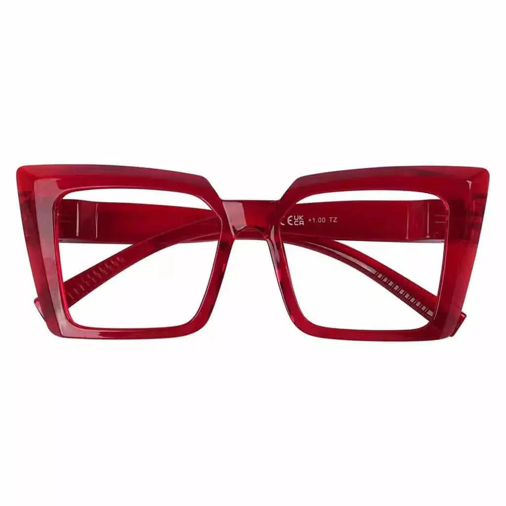 Eyeglasses Oversize Metalless Screwless Spec Women Zero Power