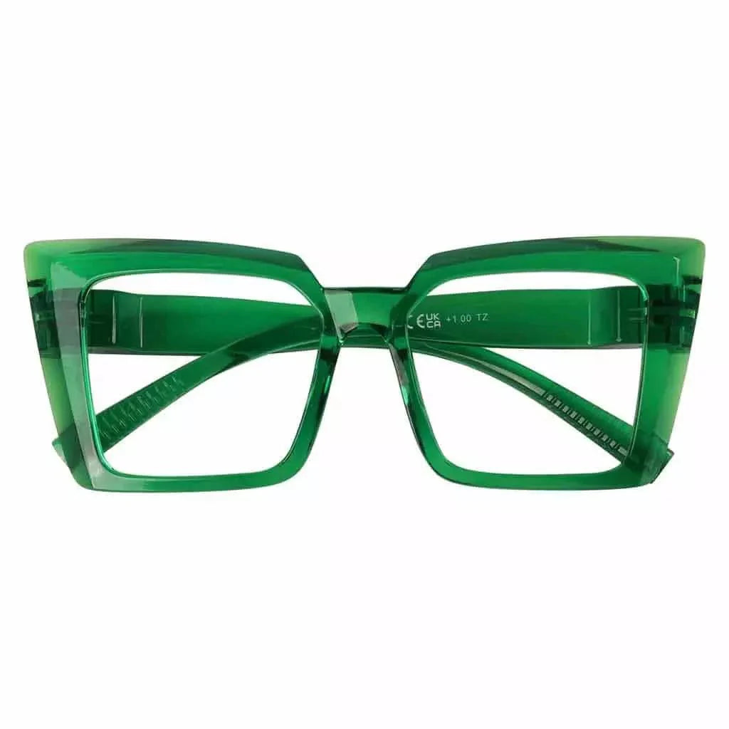 Eyeglasses Oversize Metalless Screwless Spec Women Zero Power