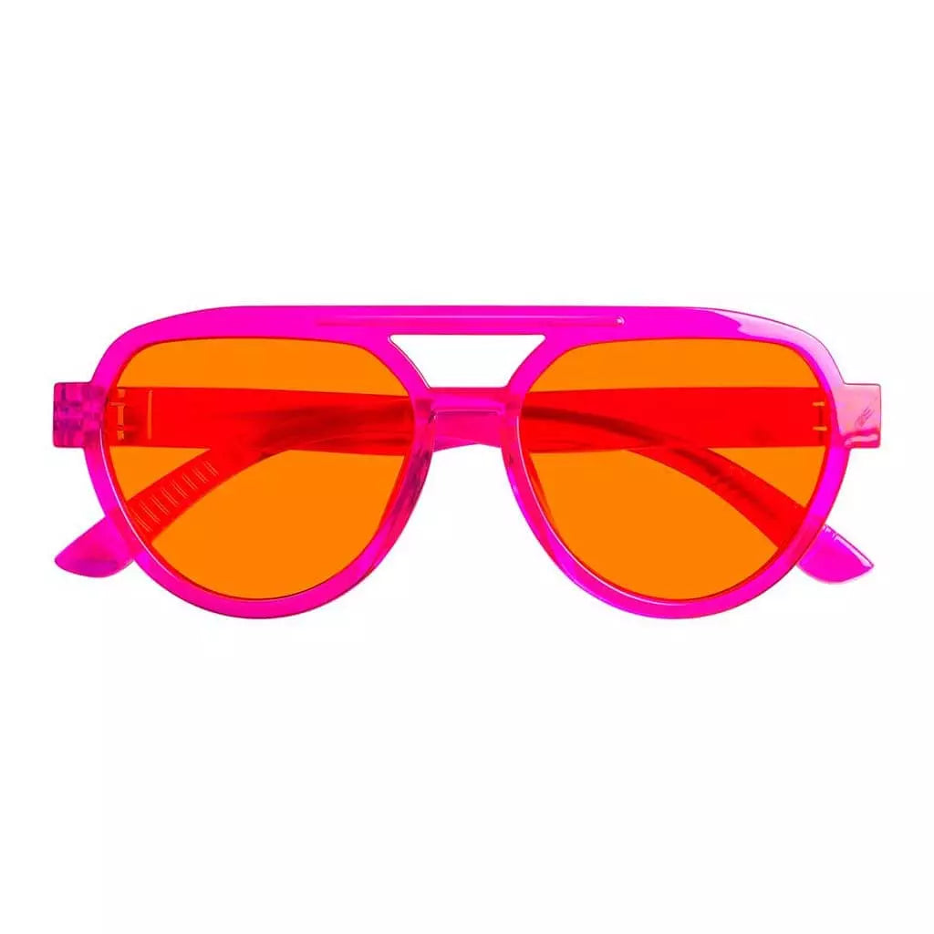 Cgccn 100% Blue Light Blocking Metalless Screwless Glasses Orange Tinted Lenses