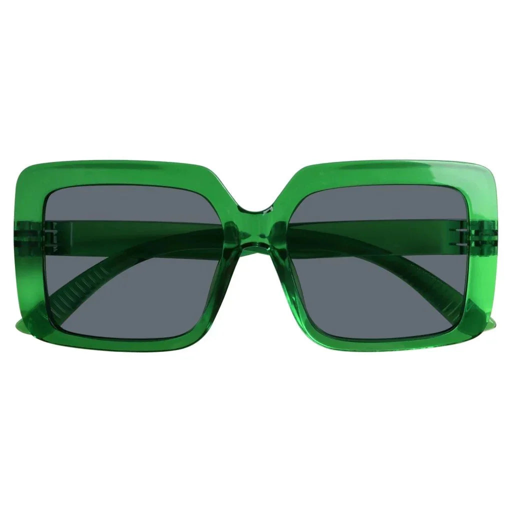 Sunglasses Metalless Square Spring Hinge for Women
