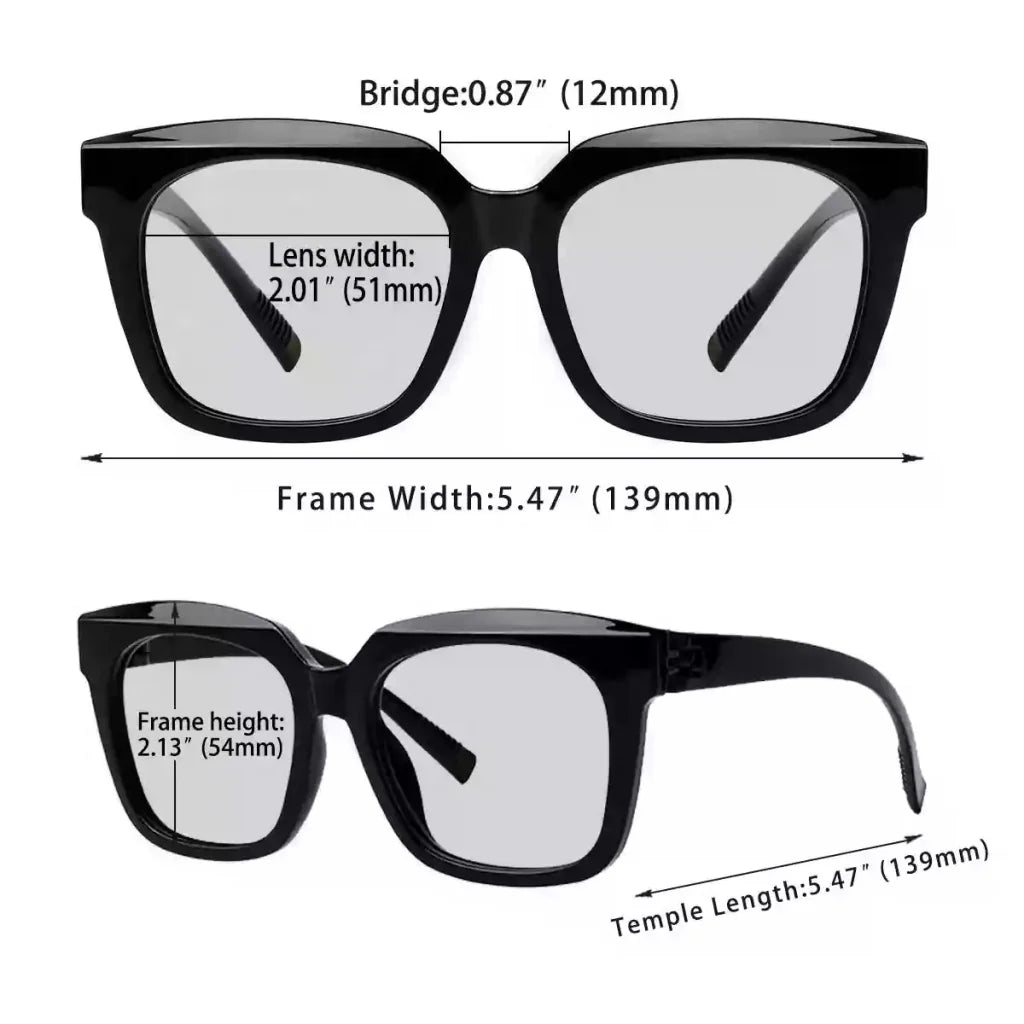 Transition Sunglasses Stylish Metalless Screwless Specs Women