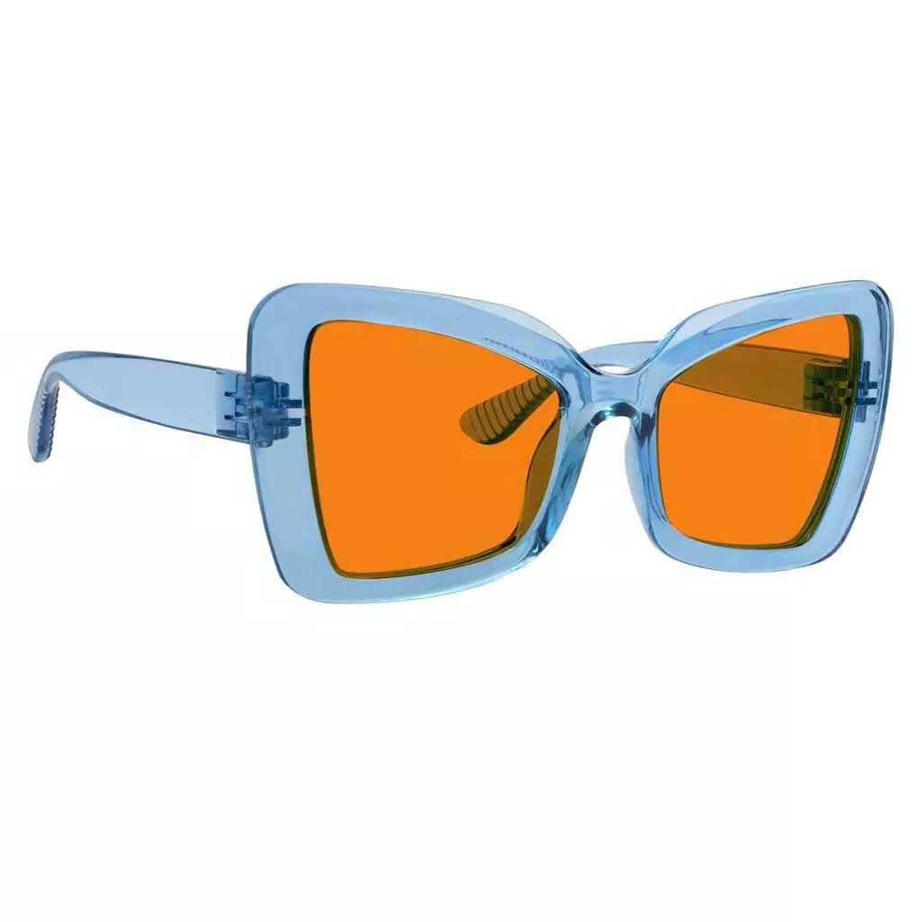 100% Blue Blocking Glasses Nighttime Oversized Metalless R2315-B98