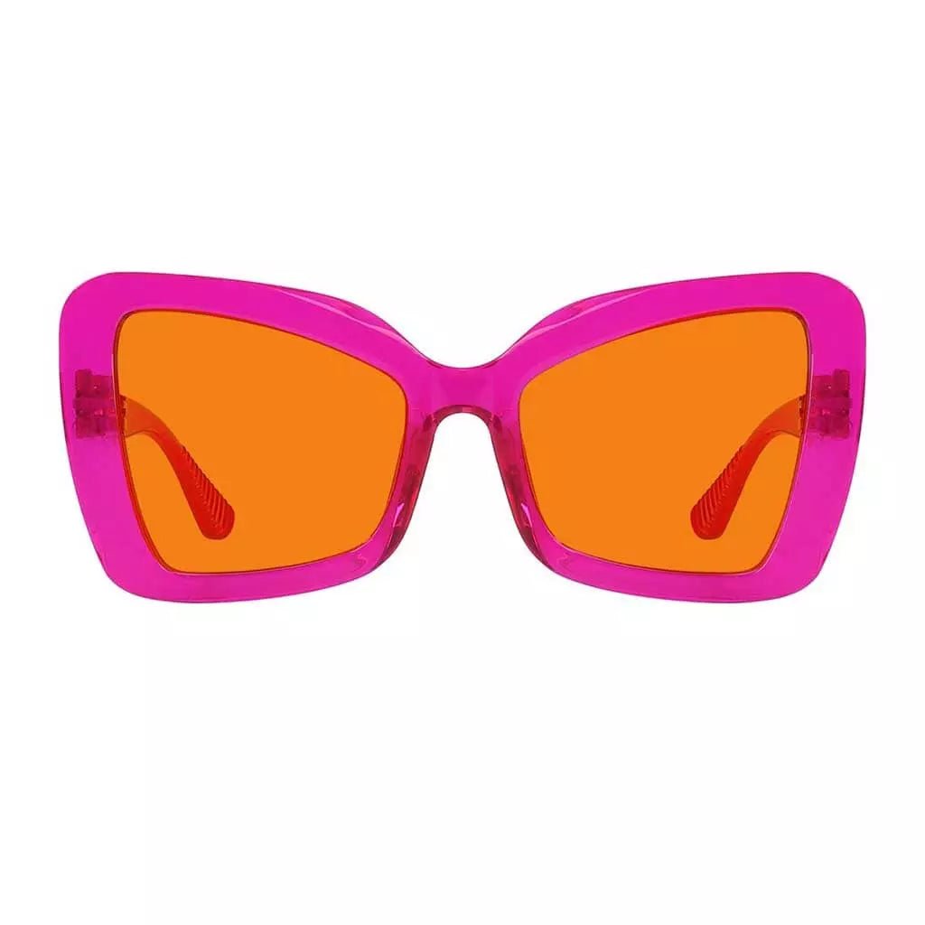 100% Blue Blocking Glasses Nighttime Oversized Metalless R2315-B98