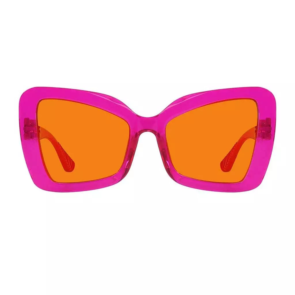 100% Blue Blocking Glasses Nighttime Oversized Metalless R2315-B98