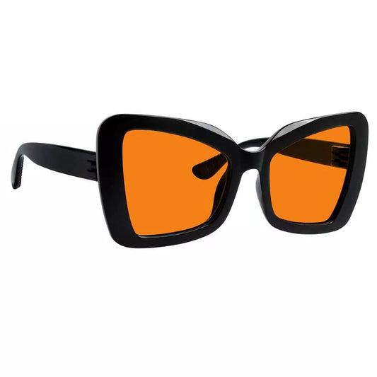 100% Blue Blocking Glasses Nighttime Oversized Metalless R2315-B98